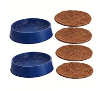 GANAZONO 1Set Wear Resistant Replaceable Bird Nests Compact Outdoor Breeding Pads for Birds Durable Nesting Accessories for Finches Sparrows and Parrots