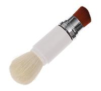 GANAZONO 2-in-1 Telescopic Makeup Brush Foundation Powder Brush Portable Fluffy Blush Cosmetic Tool for Travel and Daily Face Application