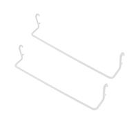 GANAZONO 2 Pcs Extendable Pegboard Towel Holders Hooks for Paper Towels Kitchen and Bathroom Use Compatible with Standard Pegboards and Reliable Design