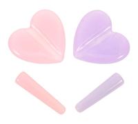 GANAZONO 2 Sets Acrylic Nail Embossed Mold Metal Frame Bending Tool Heart Shape Nail Art Bending Mold for Home and Salon Manicure Artistic Equipment