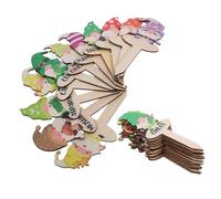 GANAZONO 2 Sets Wooden Plant Tags for Garden Durable Landscape Signs for Potted Plants Easy to Use Modern Style Labels for Flower Beds Planters for Home Professional Gardens