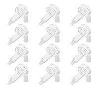 GANAZONO 200pcs Plastic Ampoule Bottle Dropper Tips Trumpet Head Nozzle Reusable Ampoule Dispensing Tips for Laboratory Vial Use