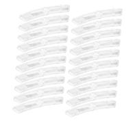 GANAZONO 20Pcs Bike Wheel Reflectors White Replaceable Reflective Signs for Mountain Bicycle Safety Night Riding Warning Accessories