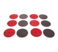 GANAZONO 20pcs Bowling Ball Polishing Tools Kit with Grits Sanding Pads for Resurfacing Deep Oil Removal Multistage Polishing Compact Cleaning Set for Practice and Competition