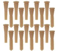 GANAZONO 20pcs Chicken Plucker Rubber Stick Hair Removal Rod, Lightweight Portable Quick Hair Removal, Rubber, Brown, for Chicken and Goose, Slaughter House and Butcher Shops