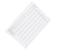 GANAZONO 20Pcs Coated Paper Golf Scorecards Double Sided Score Record Tools for Outdoor Golf Games Smooth Writing Experience for Accurate Scorekeeping