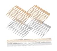 GANAZONO 20pcs Metal Hair Clips Decorative French Side Hair Twist Comb Women Diy Kit for Bride Wedding Guest Updo Styling Accessories