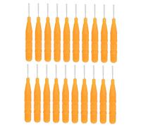 GANAZONO 20Pcs Mini Eyebrow Interdental Brush Versatile Makeup Tool for Eyebrows Teeth Cleaning Comfortable Grip Design for Family Use Makeup Lovers