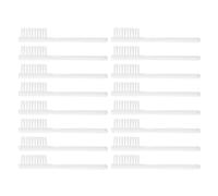 GANAZONO 20Pcs Mini Toothbrush Soft Bristles Short Flat Handle Safety Design Continuous Oral Care Bulk Use in Prisons Inmates Single Use Oral Cleaning