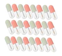 GANAZONO 20pcs Refillable Lip Gloss Tubes with Caps Empty Lip Balm Containers for Women Storage Portable Makeup Bag-friendly