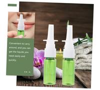 GANAZONO 20Pcs Refillable Nasal Spray Bottles Sub Bottles for Travel Outdoor Use Leakproof Transparent Liquid Containers for Essential Oils and Perfume