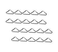 GANAZONO 22Pcs Durable Trampoline Buckles Replaceable Triangle Rings for Outdoor Trampoline Safety and Stability Premium Quality Trampoline Supplies for Secure Play