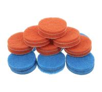 GANAZONO 24Pcs Electric Cleaning Brush Replacement Pads 65Mm Round Nylon Scrubbing Sponges for Kitchen Sink, Bathroom, and Household Cleaning Supplies