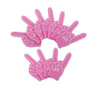 GANAZONO 24pcs Mini Foam Finger Cheerleading Accessories DIY Blank Sport Fan Foam Hands for Team Spirit Portable Lightweight Cheer Props for Sports Events Football Parties