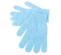 GANAZONO 2pair Bath Exfoliating Glove Five Fingers Body Scrub Gloves Foot Scrubber for Shower Hand Scrubber Mitt