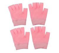 GANAZONO 2pairs Spa Gel Moisturizing Gloves Fingerless Gloves Skeleton Fingers Hand Care Beauty Care