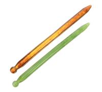 GANAZONO 2pcs Acupressure Bar Facial Acupuncture Pen Deep Tissue Massage Tool for Full Body Relaxation Foot Reflexology and Meridian Stimulation with Comfortable Material