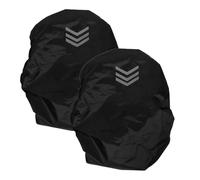 GANAZONO 2pcs Backpack Rain Cover for Packs Lightweight Outdoor Rucksack Protector with Reflective Strip for Hiking Travel School Bags Weather-resistant Cover