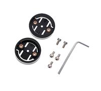 GANAZONO 2Pcs Bike Computer Mount Adapter Durable Handlebar Accessories for Professional Cycling Easy Installation with Screws Upgrade Your Bike Setup Compatible with Various Models