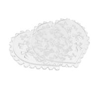 GANAZONO 2pcs Bowknot Silicone Nail Molds for Nail Art - 3D Heart Shape Bow Knot Embellishment Template DIY Manicure Printing Mold for Art Sculpting Tools