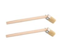 GANAZONO 2pcs Car Rim Brush Durable Engine Cleaning Tool with Bent Handle for Easy Use Tight Spaces for Tire Repair and Wheel Detailing