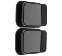 GANAZONO 2pcs Car Sunglasses Visor Clip with Robust Access Eyeglass Holder for Vehicles Sleek Carbon Fiber Pattern Sunglass Organizer Compatible with Various Car Interiors