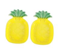 GANAZONO 2pcs Ceramic Food Bowl for Small Pets for Hamsters and Rabbits and Easy to Clean for Pet Feeding