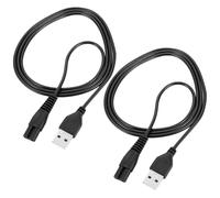 GANAZONO 2Pcs Charging Cable for Power Cord Compatible with Electric Replacement Charger for Supplies Durable Shaped Connector