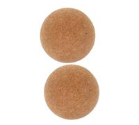 GANAZONO 2pcs Cork Exercise Balls for Adults Pilates Ball Massage for Neck Back