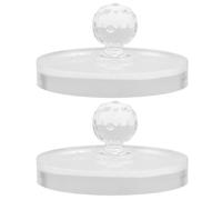 GANAZONO 2pcs Cosmetic Powder Stamper for Eyeshadow Blusher Eyebrow Highlighter Pressing Plastic Makeup Repair Tool for DIY Powder Cosmetics