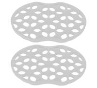 GANAZONO 2pcs Flexible Tpe Curling Hair Brush Set White Volumizing Twist Curl Comb Tool for Salon and Home Styling Hair Sculpting Brush Suitable for Afro and Curly