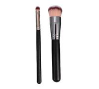 GANAZONO 2pcs Foundation Brush for Even Sunless Tanning Application Soft Bristles for Makeup Self-tanner for Face Hard Reach Areas