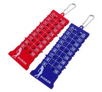 GANAZONO 2pcs Golf Stroke Counter Keychain Lightweight Portable Scorekeeper with High Visibility Display for Easy Use Training Practice and Competitions