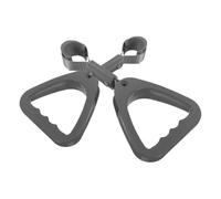 GANAZONO 2Pcs Gray Plastic Hand Straps Adjustable Triangle Shape for Bus and Subway Disabled and Elderly Mobility Support Handles