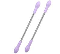 GANAZONO 2Pcs Hair Threading Tool Portable Spring Epilator for Effortless Facial Hair Removal Stainless Steel Extraction Device for Women Easy to Use
