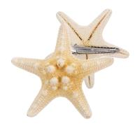 GANAZONO 2pcs Hairpin Beach Hair Clip Five-pointed Star Hairpin for Women Girls Wedding Guest Beach Party Hair Accessories Random Color