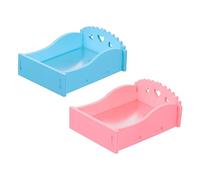 GANAZONO 2pcs Hamster Cooling Mat Pet Sleep Bed for Small Animals Portable Cooling Board for Hamsters for Relaxing and Napping Hot Days