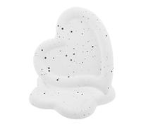 GANAZONO 2pcs Heart-shaped Nail Art Display Trays Jewelry and Ring Holder Plates Versatile Photography Props Stylish Key Ring Organizer for Home Decor