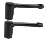 GANAZONO 2pcs Lightweight Aluminum Alloy Mountain Bike Crank Arm Replacement Precision Machined for Smooth Stable Rotation Compatible with Various Bicycle Models Pedal Foot Lever for