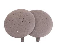 GANAZONO 2Pcs Linen Moxibustion Cushion Caps 22.5Cm Diameter Replacement Covers for Moxa Therapy Pads Suitable for Home Acupuncture Moxa Cushion Attachment