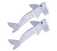 GANAZONO 2pcs Lizard Shark Suit Adorable Shark Shape Costume for Small Pets Warm and Comfortable Clothing for Holiday Festivals for Lizard Owners and Keepers