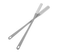 GANAZONO 2pcs Long-Handled Foot Brush Soft Silicone Toe Cleaning Tool Shower Foot Scrubber for Exfoliation Grey Design for Easy Use