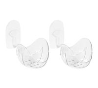 GANAZONO 2Pcs Makeup Sponge Holder Portable Cosmetics Storage Rack with Ventilation for Healthy Drying for Daily Makeup Organization and Easy Access