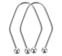 GANAZONO 2pcs Metal Facial Dimple Maker Trainer for Cheeks, Face Exerciser Tool for Natural Dimple Development, Comfortable Fit Skin Care Accessory for Men and Women