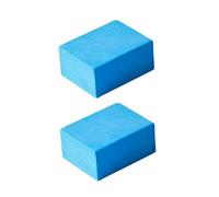 GANAZONO 2pcs Multifunctional Glass Cleaning Sponge Set with Melamine Eraser Blue Bathroom and Mirror Cleaning Sponges for Kitchen and Home Use Non-Scratch Pads