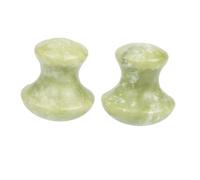 GANAZONO 2pcs Natural Jade Roller Gua Sha Face Roller Massage Gadgets for Skin Eyes Relieve Fine Lines for Facial Massage Tool Use for Eye Fatigue Relief Massager