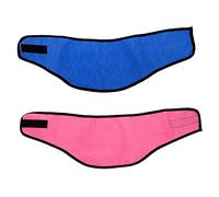 GANAZONO 2pcs Pet Cooling Towel Breathable Dog Cat Summer Scarf Ice Towel Collar for Outdoor Walks Cold-feeling Technology Keeps Pets Comfortable in Heat