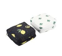 GANAZONO 2pcs Portable Cosmetic Bag with Big Capacity and Super Abrasion Resistance Twill Material Mini Cosmetics Organizer Suitable for Keys for Colleagues and Friends