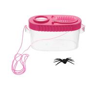 GANAZONO 2pcs Portable Insect Observation Boxes for Transparent Multi-function Critter Containers Suitable for Tiny Bugs Sized Insects Educational Outdoor Bug Viewer Accessory