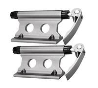 GANAZONO 2pcs Quick Release Bicycles Fork Mount Rack for Car Suv Strong Bearing Capacity Stable Installation for Storage Transportation Deep Titanium Color